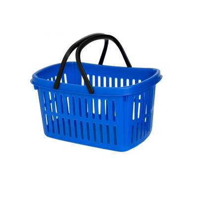 Hand plastic shopping basket